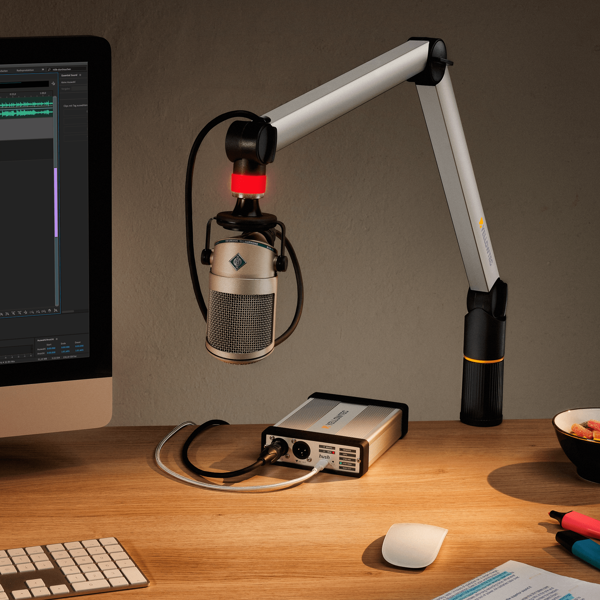 Test Hush Remote Buy Yellowtec's hush+ OnAir Controller to control m!ka MicArms OnAir ...