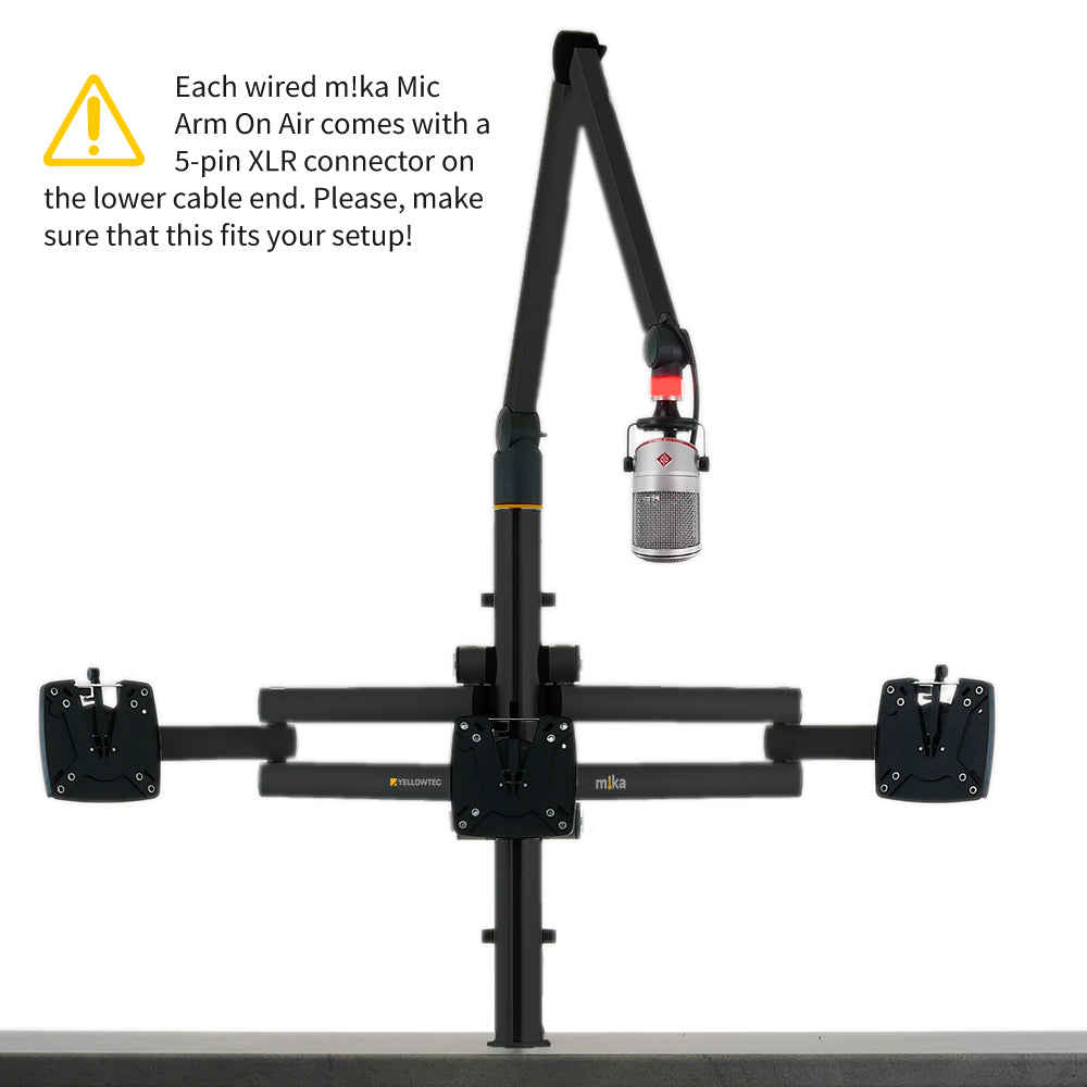 Get your m!ka Set 7: Triple XL Monitor + Single Mic Set